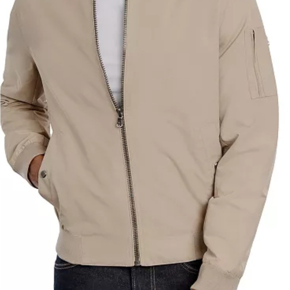 Michael Kors Beige Bomber Jacket - Picture 1 of 4